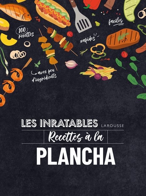 Couverture ebook de Les inratables : recettes à la plancha, de Collectif