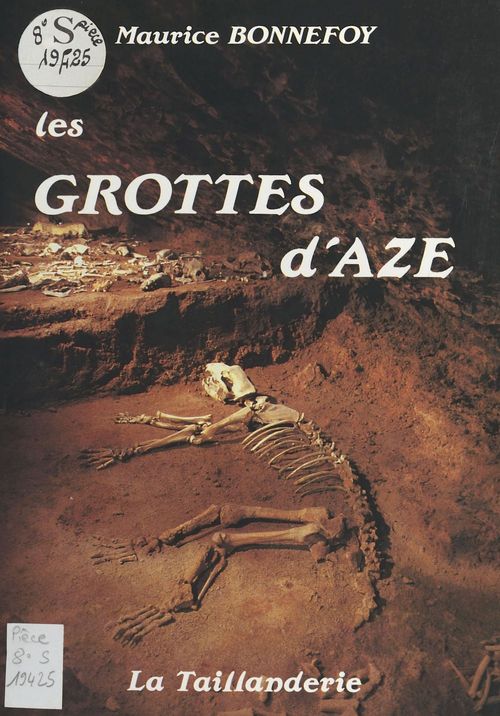 Couverture ebook de Les Grottes d'Azé, de Maurice Bonnefoy