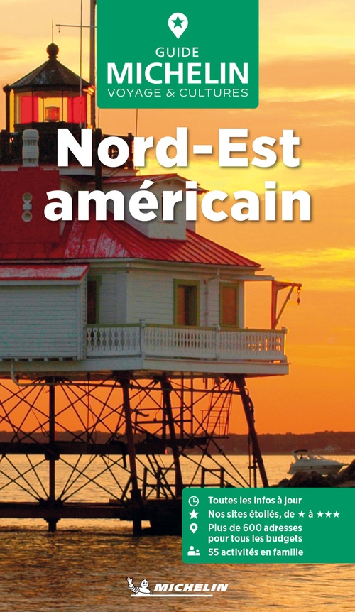 Couverture ebook de Guide Vert Nord-Est américain, de Collectif
