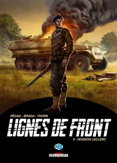 ebook cover of Lignes de Front T09 - Division Leclerc, by Jean-Pierre Pécau, Brada