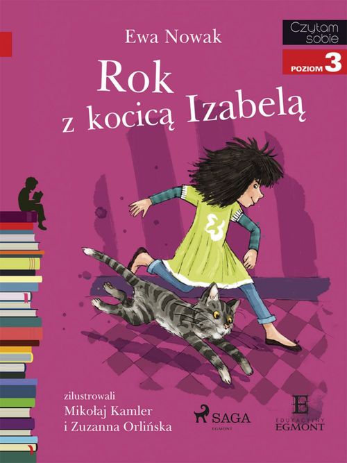 Couverture ebook de Rok z kocica Izabela, de Ewa Nowak