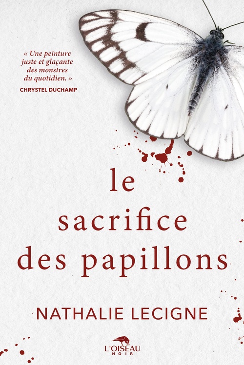 Couverture ebook de Le sacrifice des papillons, de Nathalie Lecigne