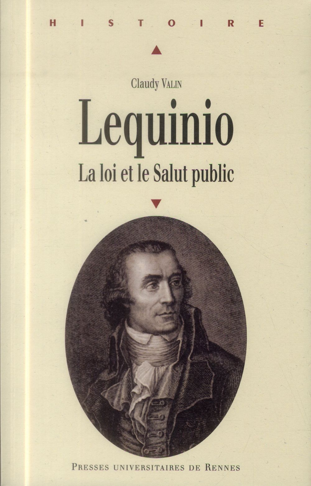 Couverture ebook de Lequinio - La loi et le Salut public, de Claudy Valin