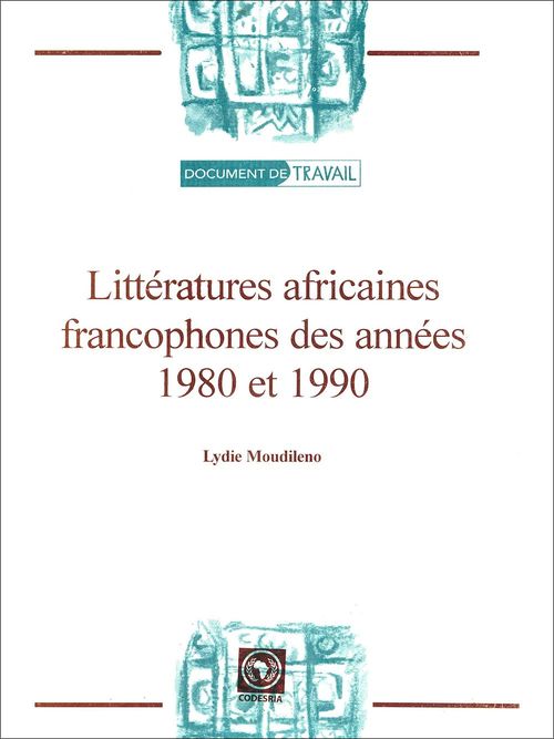 ebook cover of Littératures africaines francophones des années 1980 et 1990, by Lydie Moudileno