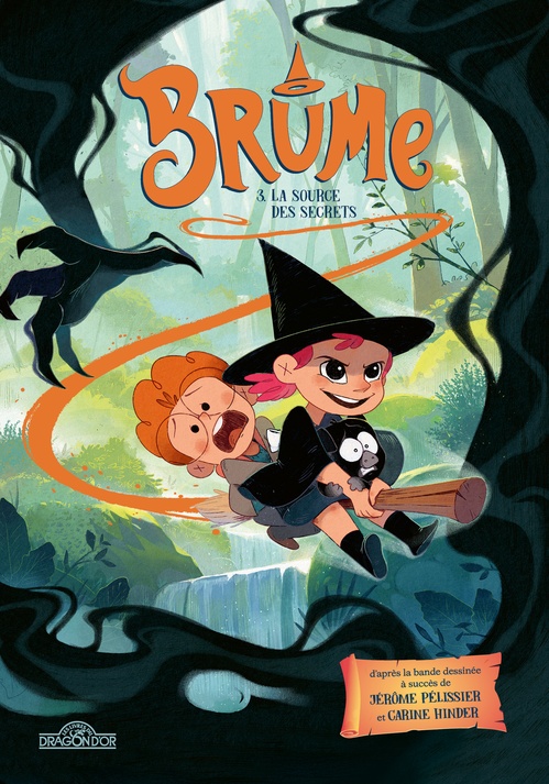 Couverture ebook de Brume - Tome 3 La source des secrets, de Carine Hinder, Jérôme Pélissier, Glenat