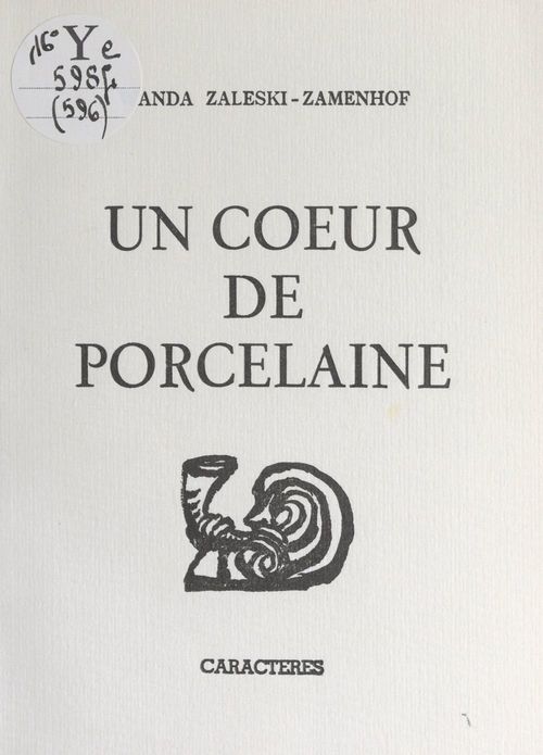 Couverture ebook de Un coeur de porcelaine, de Wanda Zaleski-Zamenhof