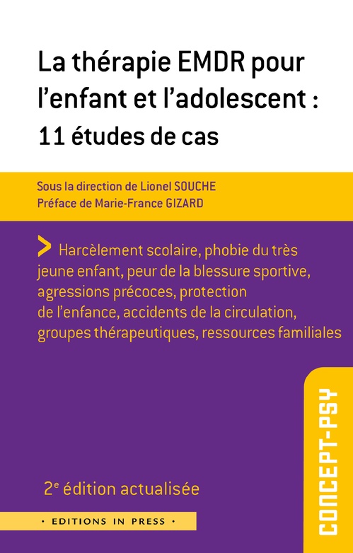 Couverture ebook de La thérapie EMDR pour l´enfant et l´adolescent, de Lionel Souche