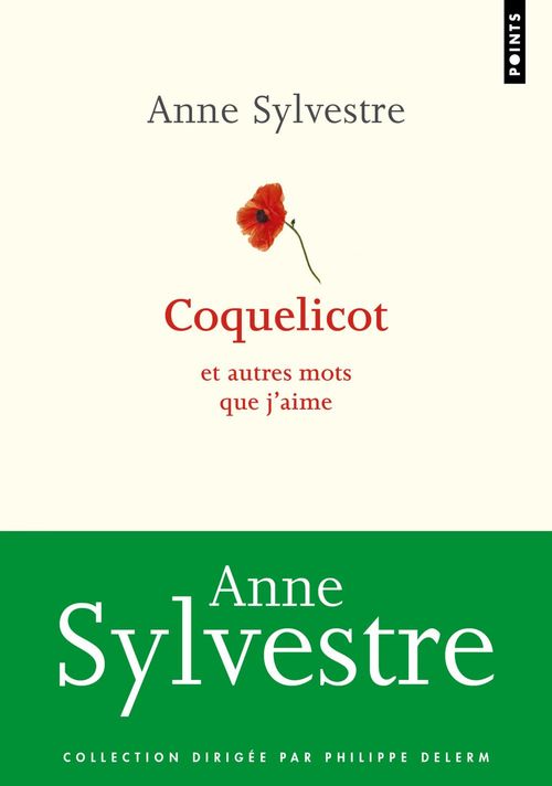 Couverture ebook de Coquelicot et autres mots que j'aime, de Anne Sylvestre