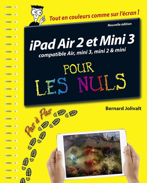 ebook cover of IPad Air 2 et Mini 3 pas à pas pour les Nuls, by Bernard Jolivalt