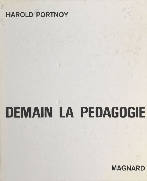 Couverture ebook de Demain la pédagogie, de Harold Portnoy