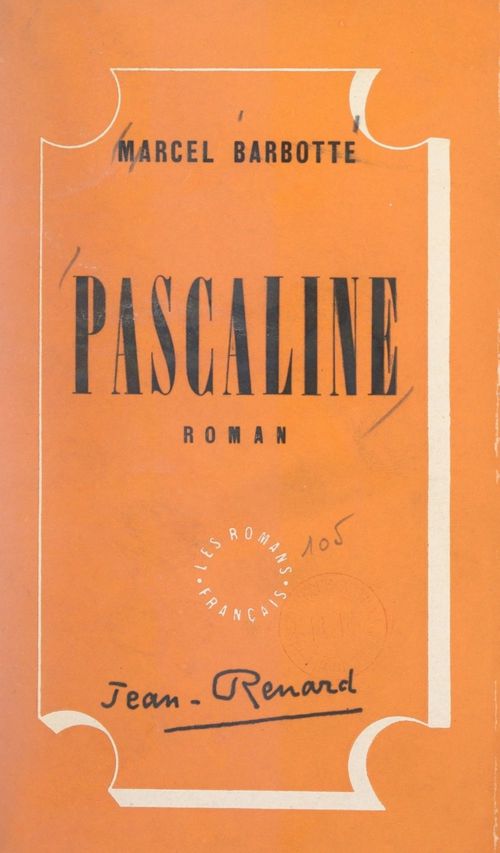 Couverture ebook de Pascaline, de Marcel Barbotte