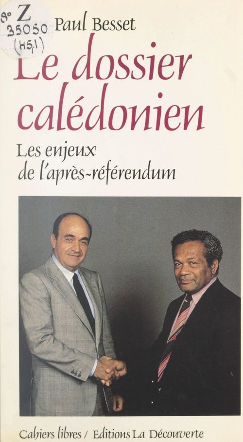 ebook cover of Le dossier calédonien, by Jean-Paul Besset