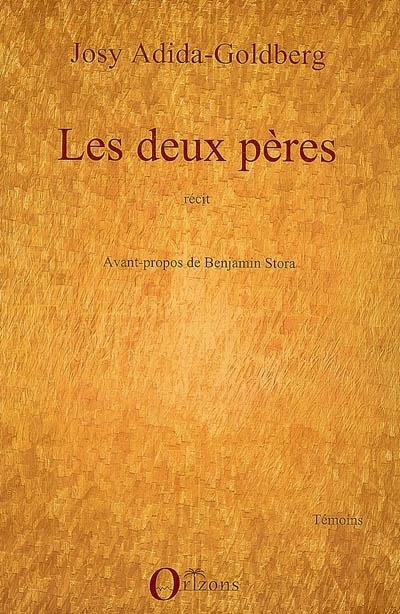 Couverture ebook de Les deux pères, de Josy Adida goldberg