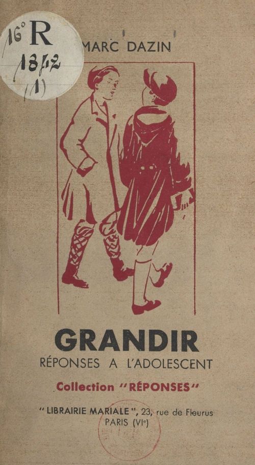 ebook cover of Grandir, by Marc Dazin
