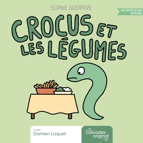 Couverture audiobook de Crocus - Crocus et les légumes, de Sophie Guerrive