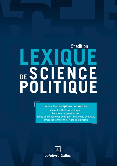 ebook cover of Lexique de science politique 5ed, by