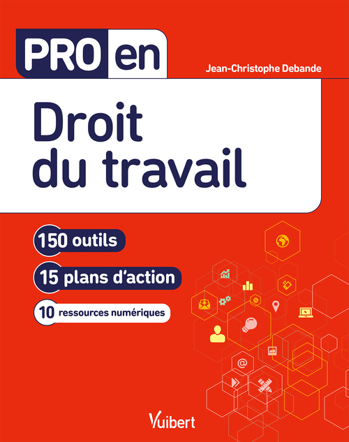 Couverture ebook de Pro en Droit du travail, de Jean-christophe Debande