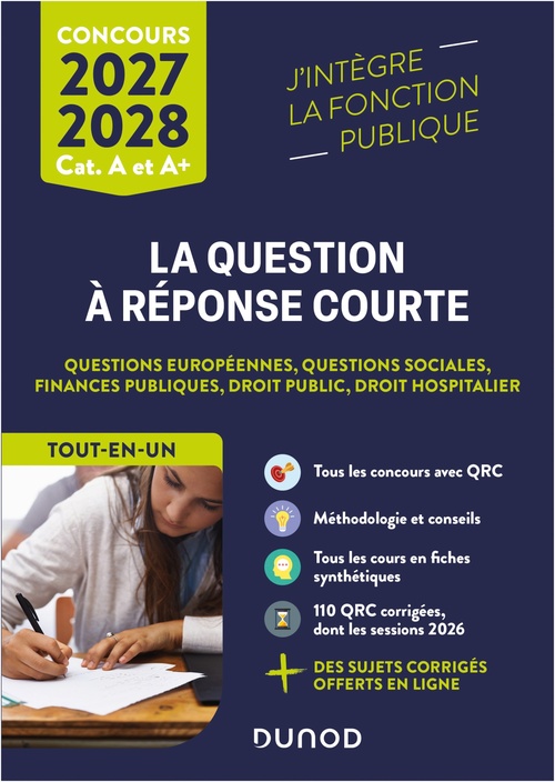 Couverture ebook de La question à réponse courte, de Christophe SAINT-MARTIN, Marie-Gabrielle VAISSIERE