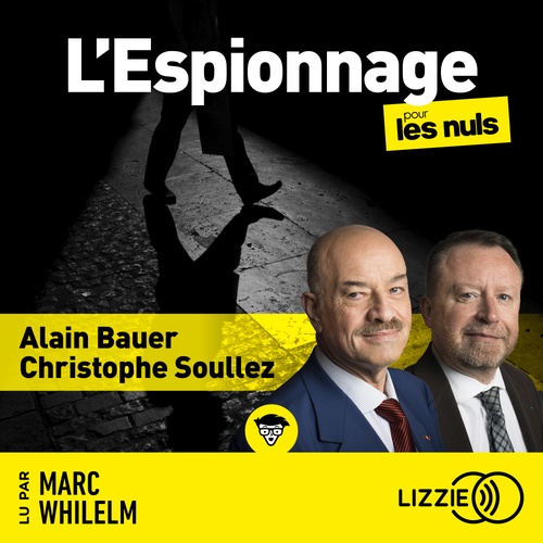 audiobook cover of L'espionnage pour les nuls, by Alain Bauer, Christophe Soullez