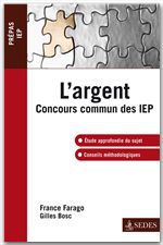ebook cover of L'argent, by Gilles Bosc, France Farago