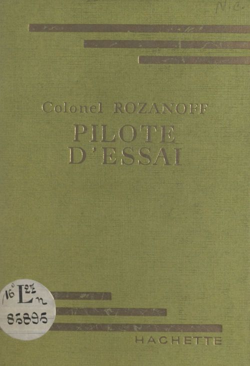 ebook cover of Pilote d'essai, by Constantin Rozanoff