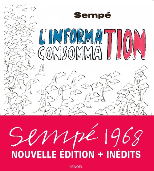 Couverture ebook de L'Information-consommation, de Sempé