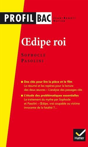 ebook cover of Profil - Sophocle/Pasolini, Oedipe roi, by Sophocle, Pasolini