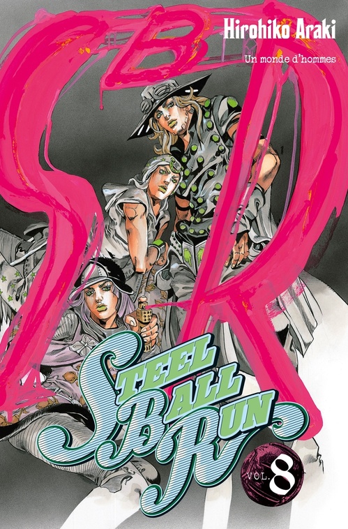 ebook cover of Jojo's - Steel Ball Run T08, by Hirohiko Araki