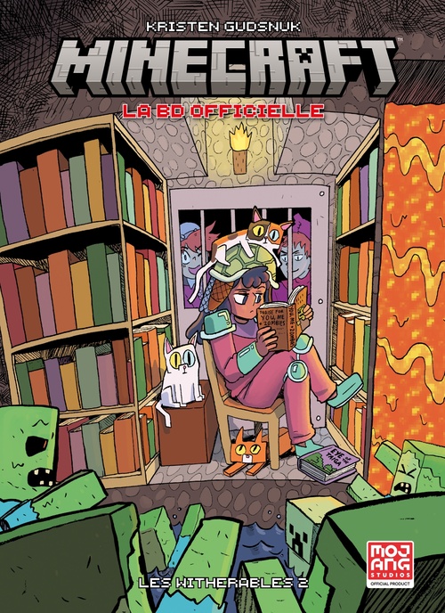 Couverture ebook de Minecraft : la BD officielle - Les Withérables T02, de Kristen Gudsnuk