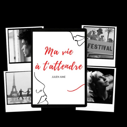 audiobook cover of Ma vie à t'attendre, by Julien Aime