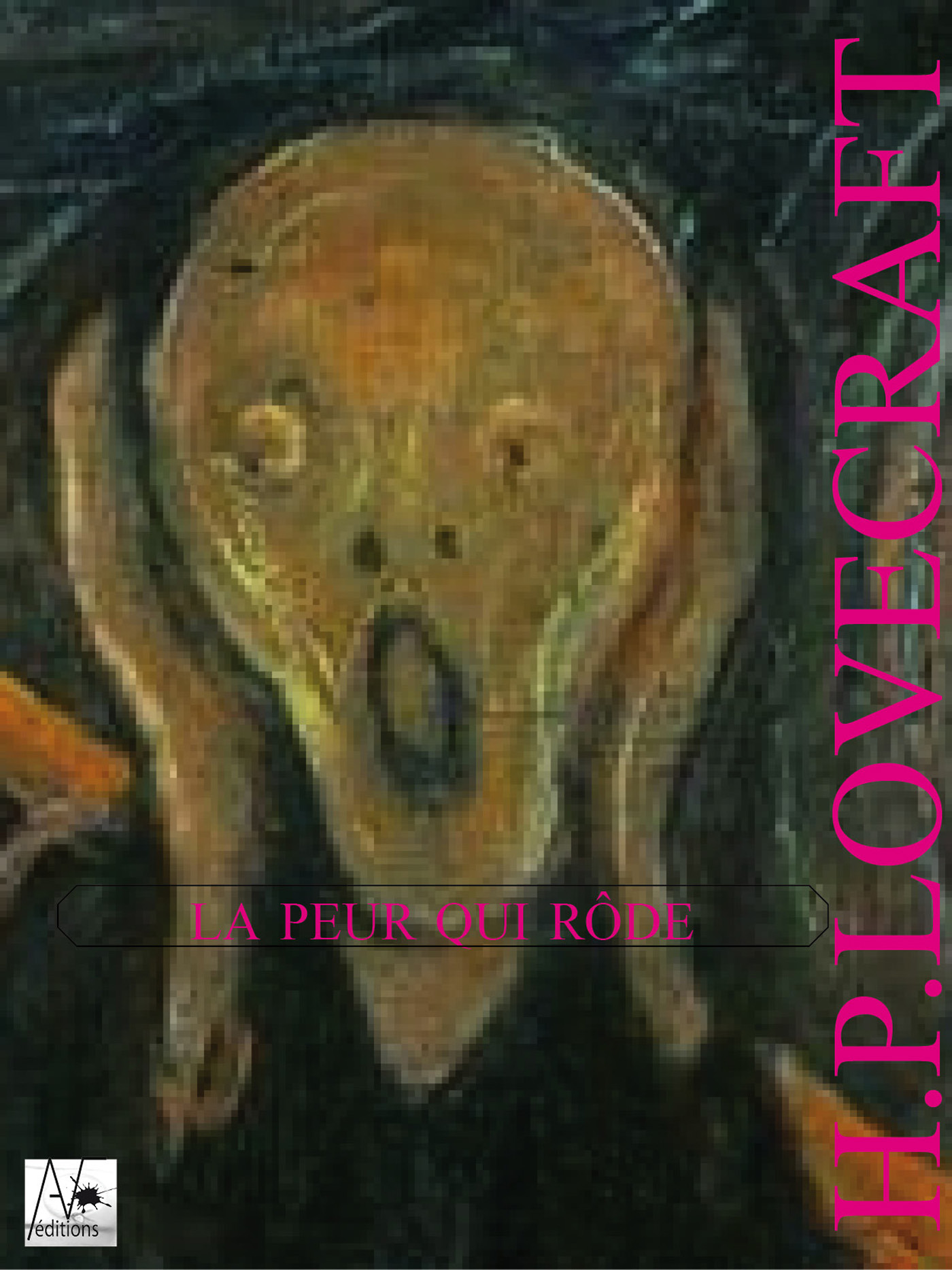 ebook cover of La peur qui rôde, by H.P. Lovecraft
