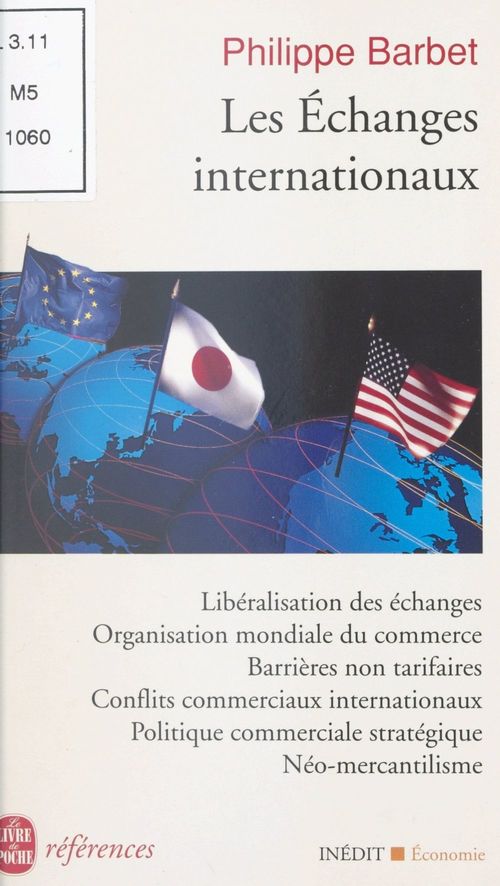 ebook cover of Les échanges internationaux, by Philippe Barbet
