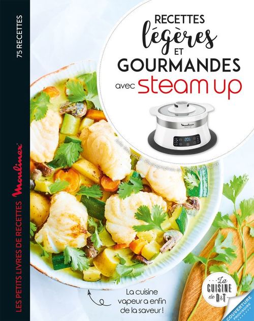 ebook cover of Recettes légères et gourmandes avec Steam up, by Mélanie Martin