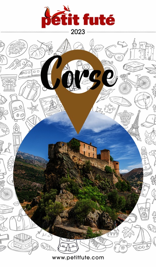 Couverture ebook de CORSE 2023 Petit Futé, de Collectif petit futé