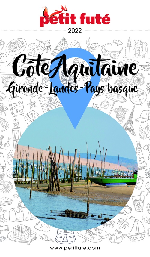 Couverture ebook de CÔTE AQUITAINE 2022 Petit Futé, de Collectif petit futé