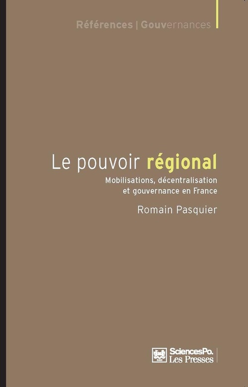 ebook cover of Le Pouvoir régional, by Romain Pasquier