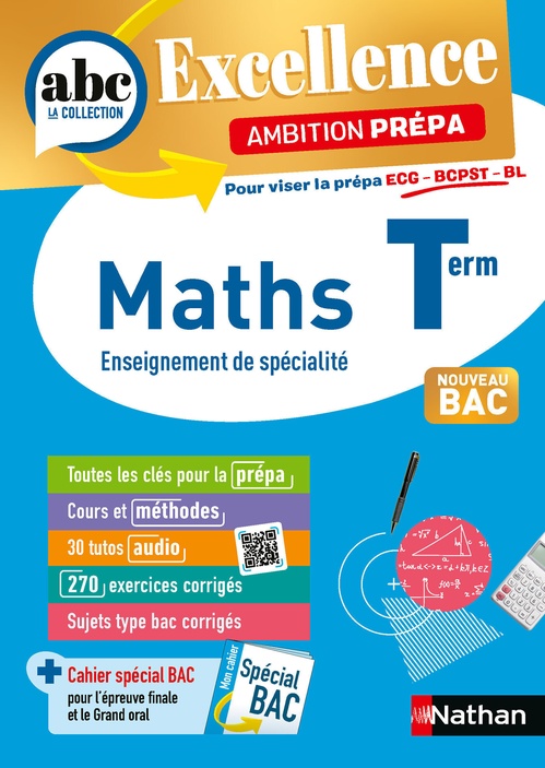 ebook cover of ABC Excellence - Ambition Prépa - Maths Term ECG-BCPST-BL, by Gérard Chassard, Christian Lixi