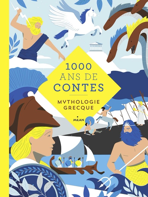 ebook cover of Mille ans de contes mythologie grecque, by Gudule