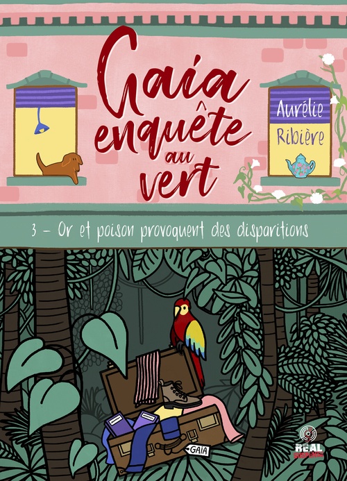 Couverture ebook de Or et poison provoquent des disparitions, de Aurélie Ribière