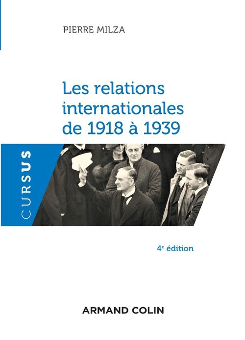 ebook cover of Les relations internationales de 1918 à 1939, by Pierre Milza