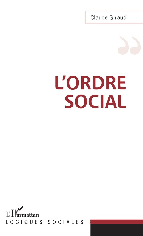 ebook cover of L'ordre social, by Claude Giraud