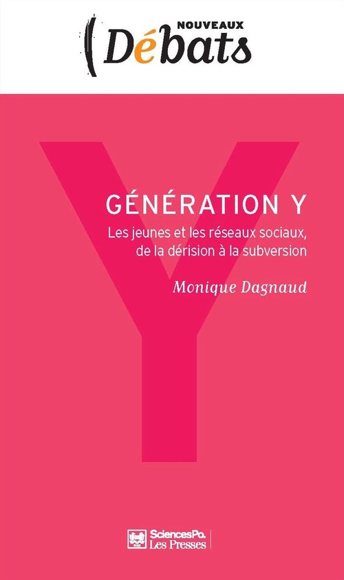 Couverture ebook de Génération Y, de Monique Dagnaud