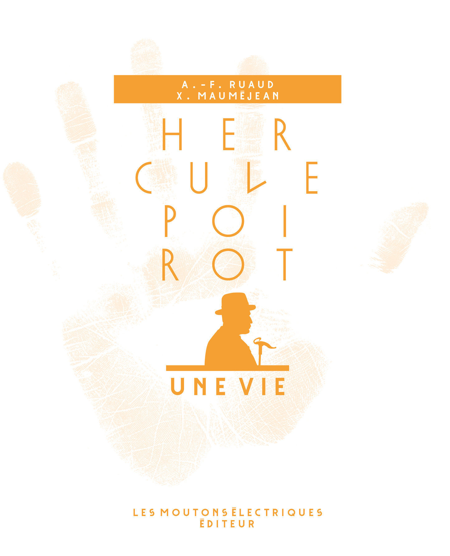 Couverture ebook de Hercule Poirot, une vie, de André-François Ruaud, Xavier Mauméjean