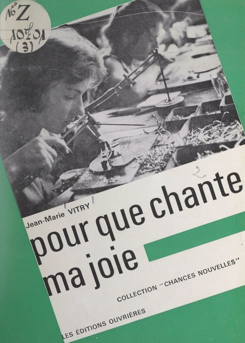Couverture ebook de Pour que chante ma joie, de Jean-Marie Vitry