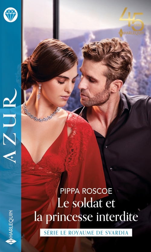 Couverture ebook de Le soldat et la princesse interdite, de Pippa Roscoe
