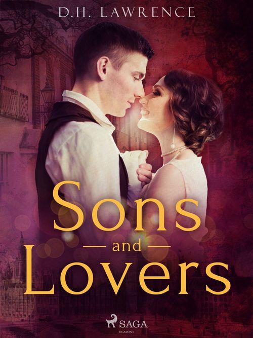 ebook cover of Sons and Lovers, by D.H. Lawrence