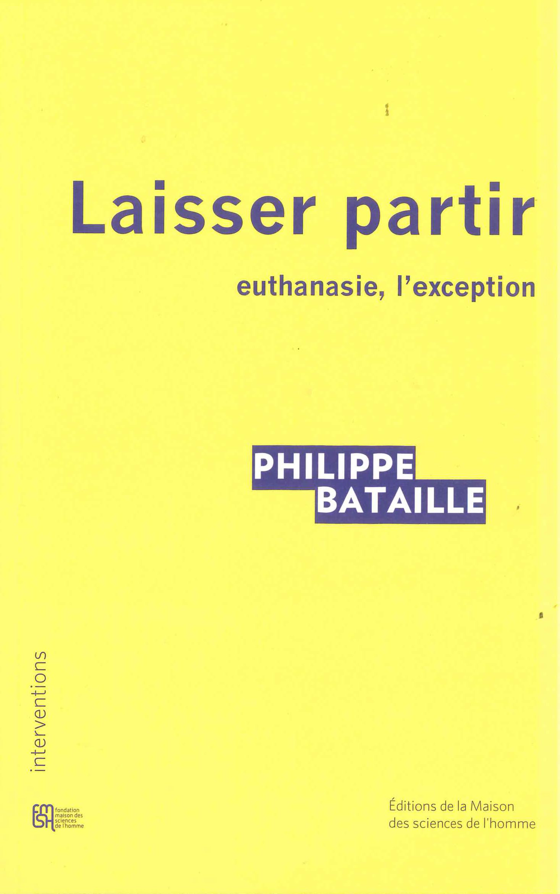 Couverture ebook de Laisser partir, de Philippe Bataille