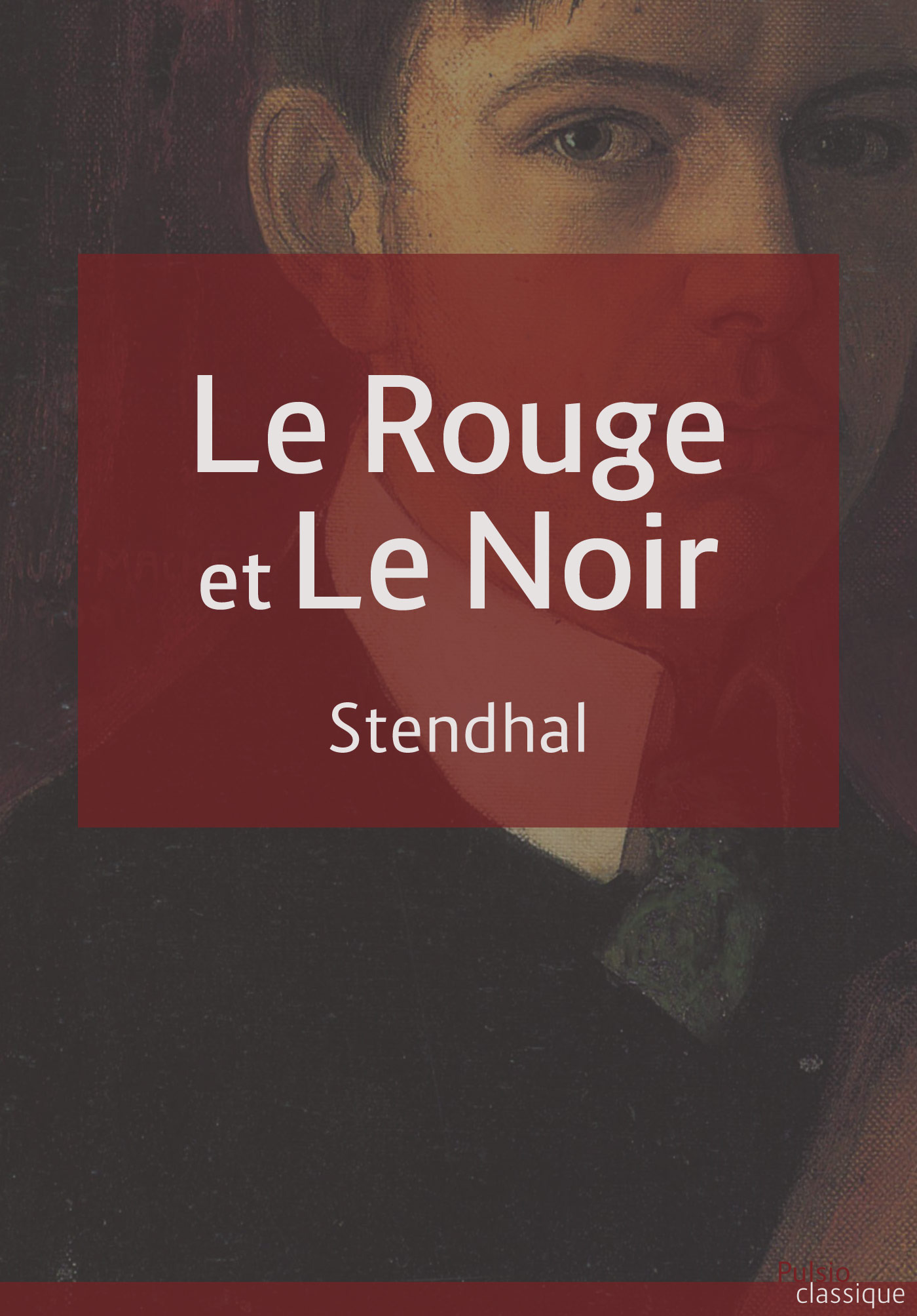 Couverture ebook de Le rouge et le noir, de Stendhal