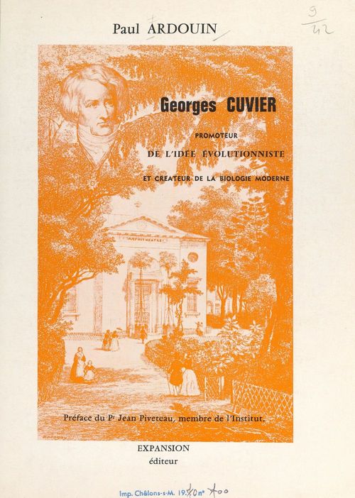 Couverture ebook de Georges Cuvier, de Paul Ardouin