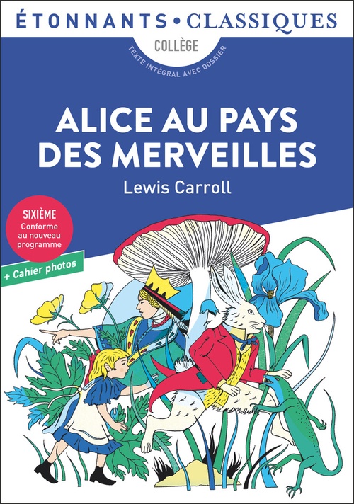ebook cover of Alice au pays des merveilles, by Lewis Carroll